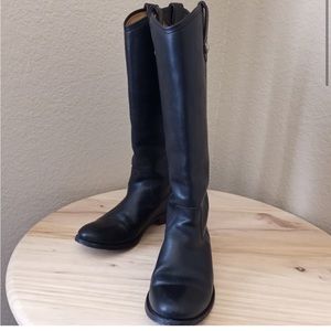 Frye Melissa Tall Riding Boots Black 7.5